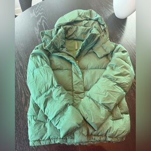 Lululemon Green Puffer Jacket